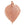 Grossiste en Pendentif véritable feuille de tremble galvanisée or rose 50mm (1)