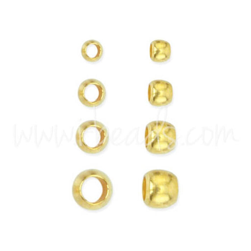 Achat Assortiment perles a écraser Beadalon métal doré 600 pièces (1)
