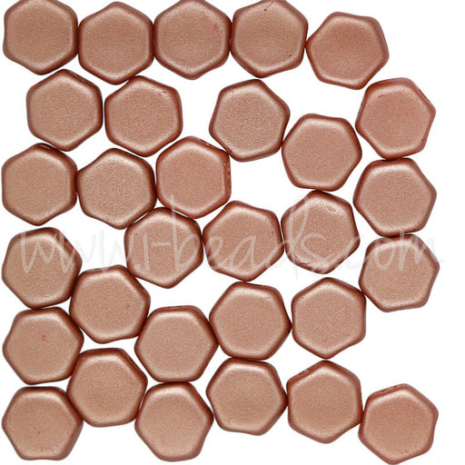 Acheter Perles Honeycomb 6mm matt met copper (30)