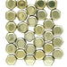 Creez Perles Honeycomb 6mm crystal full amber (30)