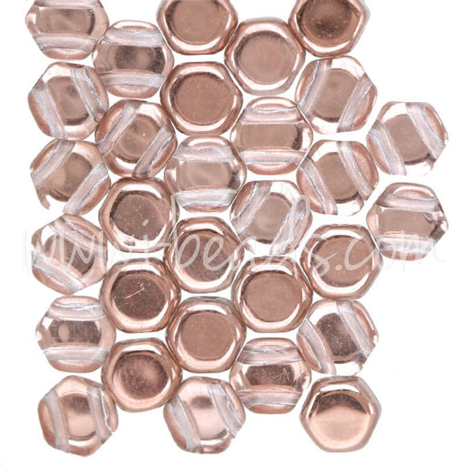 Acheter Perles Honeycomb 6mm crystal capri (30)