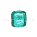 Creez Perle de Murano cube emeraude et argent 6mm (1)