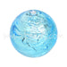 Creez Perle de Murano ronde aquamarine et argent 12mm (1)