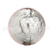 Creez Perle de Murano ronde cristal rose clair et argent 12mm (1)