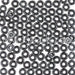 Creez O beads 1x3.8mm hematite (5g)