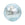 Vente au détail Perle de Murano ronde bleu et argent 12mm (1)