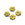 Grossiste en Perles en verre de Boheme fleur jaune et picasso 10mm (4)
