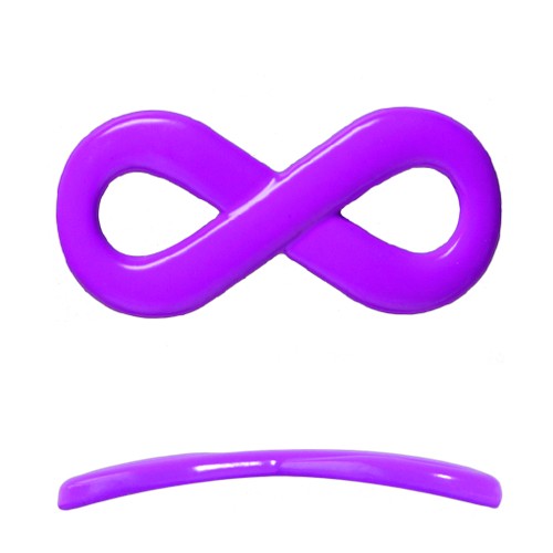 Acheter lien infini pour bracelet violet 20x35mm (1)