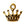 Vente au détail Breloque couronne du roi métal doré vieilli 14.5mm (1)