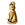 Vente au détail Breloque chat assis métal doré vieilli 10.5mm (1)