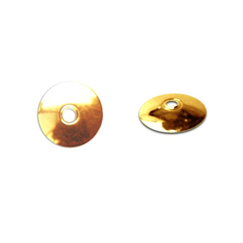 Achat Coquilles métal doré 6mm (10)