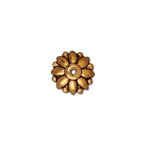 Achat coquille dharma doré 10mm (1)