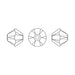 Perles Cristal 5328 xilion bicone jet 4mm (Pack de 1440 pieces) - LaMercerieDesCopines