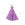 Vente au détail mini pompon avec anneau violet 25mm (1)