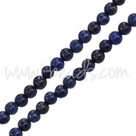 Achat Perles rondes Lapis Lazulis 4mm sur fil (1)