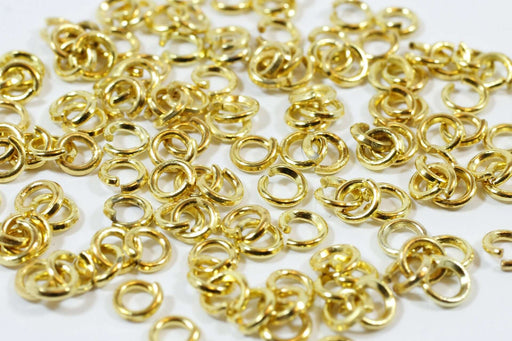 Creez anneaux ouverts dorés x100 3mm