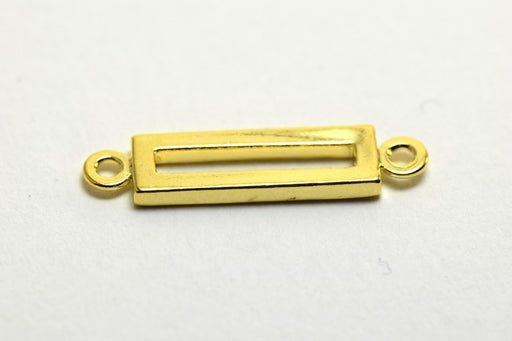 Achat Connecteur rectangle doré Largeur d‘environ 7 mm, Longueur de 29 mm,