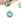 Grossiste en 1 pendentif or 12x9x5 mm, Trou: 2 mm et verre à facettes bleu vert avec contours dorés