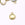 Grossiste en 1 pendentif or 12x9x5 mm, Trou: 2 mm et verre à facettes champagne avec contours dorés