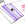 Grossiste en 2 mètres de Cordon très fin violet foncé- en coton et polyester 0,4 mm pour bijoux cordon ou macramé