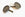 Vente au détail boucles d'oreilles support cabochon Rond 20mm Bronze - vendu par paire (x2 unités)