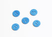 Acheter au détail x5 boutons fantaisie rond bleu turquoise 11mm à coudre