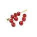 Acheter au détail 10 perles Rouge H N°8 à facettes en verre imitation jade 3.5~4x2.5~3mm trou: 0.5mm à enfiler à un fil un clou perlé