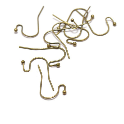 Vente au détail dormeuses crochets x5 pairesde boucles d'oreilles laiton bronze sans nickel apprèt création bijoux