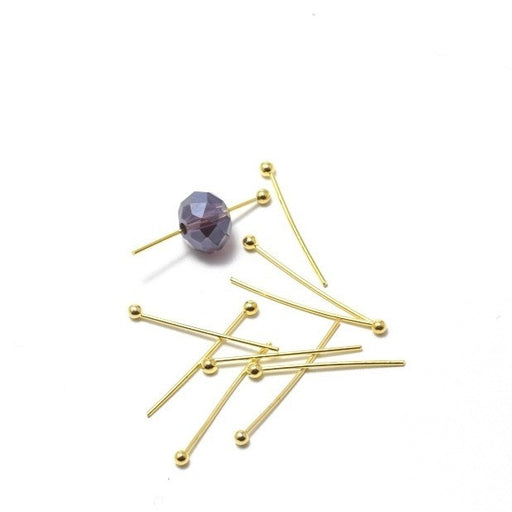 Achat en gros clous perlé x20 dorés 20 mm apprêt bijoux pour perles