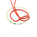 Achat fil 230 perles environ rouge mat tube 1 mm trou 0,8 mm en verre mat à enfiler à un fil ou BO ou chaine pour