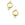 Grossiste en Joli connecteur or couleur champagne rond en verre à facette sertis laiton doré 15x9x5 mm