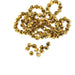 Acheter au détail 10 perles en verre plaqué doré foncé polygone 6x5.5 mm, trou: 1 mm, 10 perles