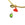 Vente au détail 1 pendentif charm or 12x7x3.5 mm, Trou: 1 mm et verre à facettes vert avec contours dorés