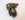 Grossiste en Breloque pendentif - Grenade Bronze - 22x14mm