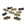Grossiste en embouts ruban bronze 16mm - lot de 10 fermoirs griffe