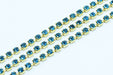 Acheter 60 cm Chaine Strass Bleu Zircon 2mm