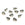 Grossiste en 20 perles strass sertis gouttes gris foncé 10x6mm à coudre ou coller - Strass en verre