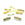 Grossiste en embouts ruban dorés 16mm - lot de 10 fermoirs griffe