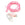 Grossiste en Sautoir plume pompon en kit suédine rose. 70 cm à monter en un tour de main