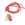 Vente au détail Sautoir plume pompon en kit suédine rouge. 70 cm à monter en un tour de main