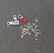 Acheter lot de 20 perles à écraser argent laiton pour mini pompon ou cordon 2,5 mm trou 1,5 mm