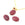 Vente au détail 2 perles ovales à facette JADE teinté rouge grenat opaque. 18 mm trou : 1 mm