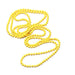 Achat collier chaine à billes x68 cm jaune vif 1,5mm chaine fantaisie colorée pour sautoir estival