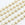 Vente au détail 30 cm chaine strass résine blanche et structure dorée 2,5mm - création de bijoux