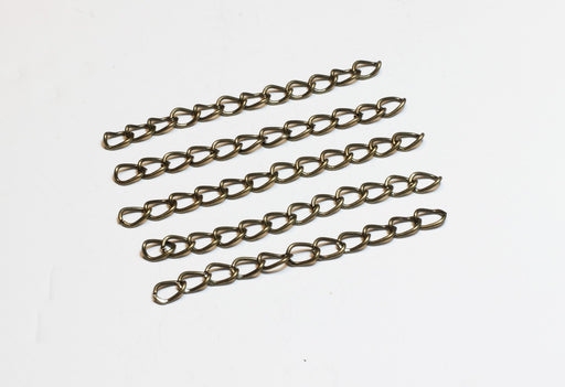Achat au détail chaines extension bronze x5 chaines de réglages 50x3.5mm