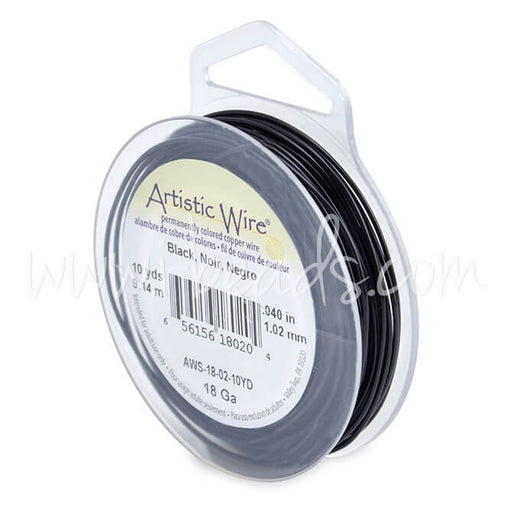 Achat Fil de cuivre artistic wire noir gauge 18, 9.1m (1)