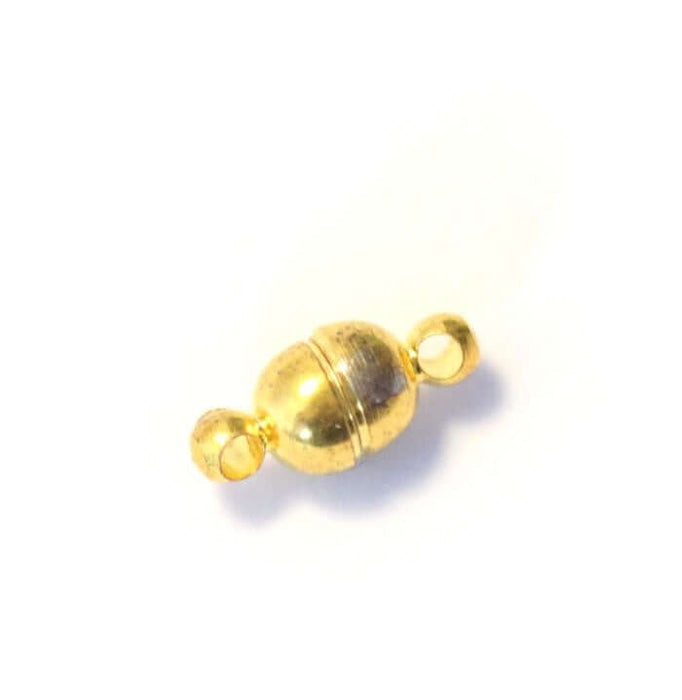 Creez 1 fermoir magnétique doré 11x5mm sans nickel -apprèts pour vos créations de bijoux