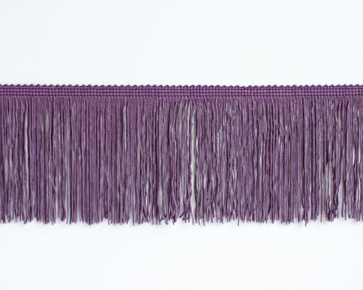 Achat en gros galon frange x50cm rayonne 100mm violet au 50cm