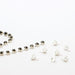 Acheter en gros embouts chaine strass argentée 3,5mm / 4mm x40pcs attaches chaines strass et création de bijoux
