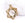 Grossiste en Médaille Breloque Pendentif Fleur Soleil Ajourée Acier Inoxydable Doré - 25mm (1)